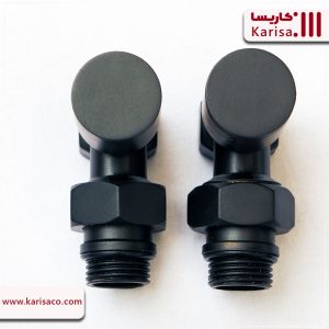 شیرآلات مشکی رادیاتور Black Radiator valves