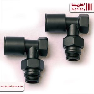 شیرآلات مشکی رادیاتور Black Radiator valves