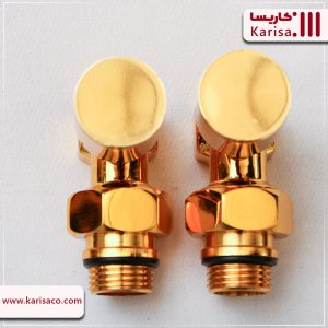 شیرآلات رادیاتور طلایی Golden Radiator valve